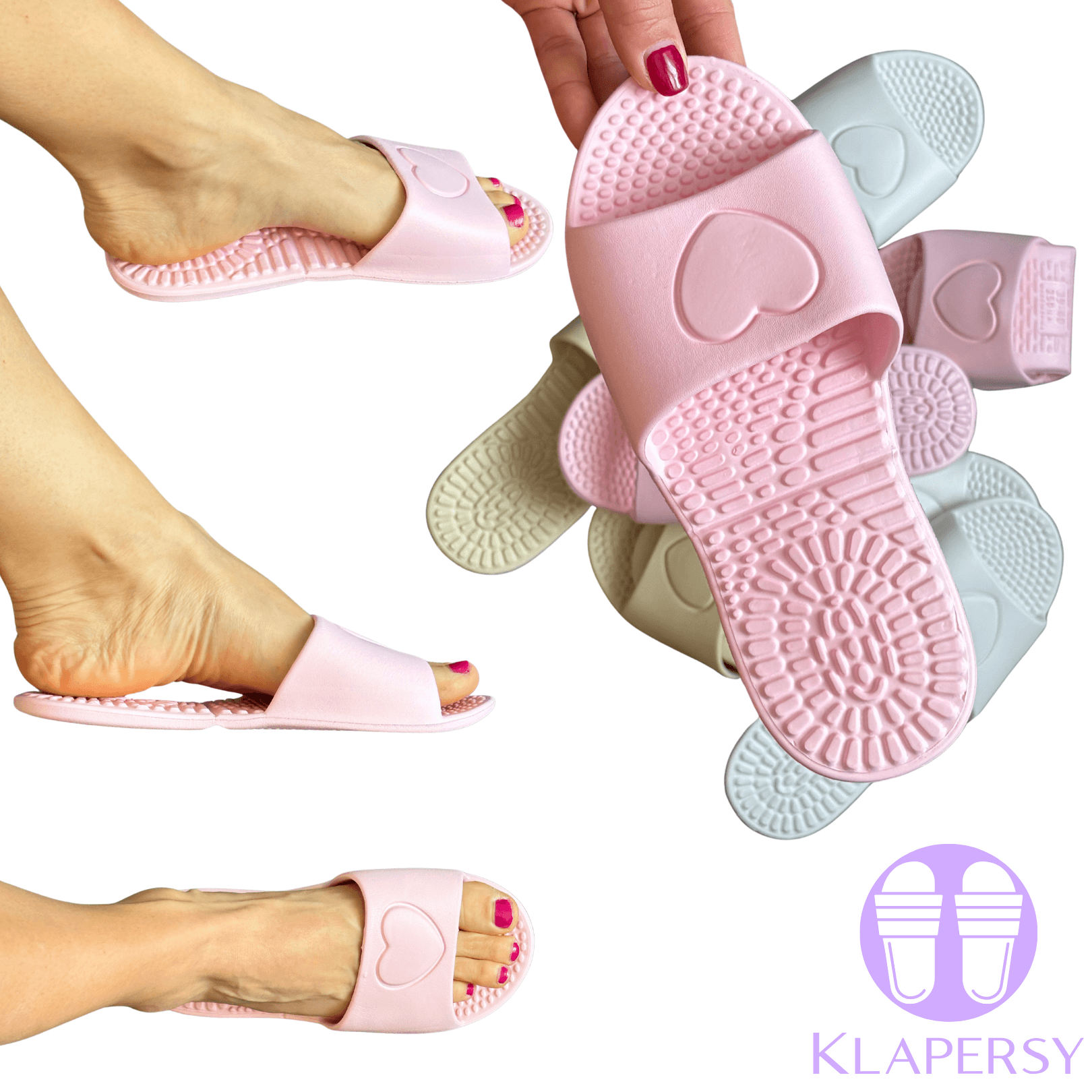 Klapersy - kompaktowe podręczne klapki, idealne w podróży, na siłownię, na basen